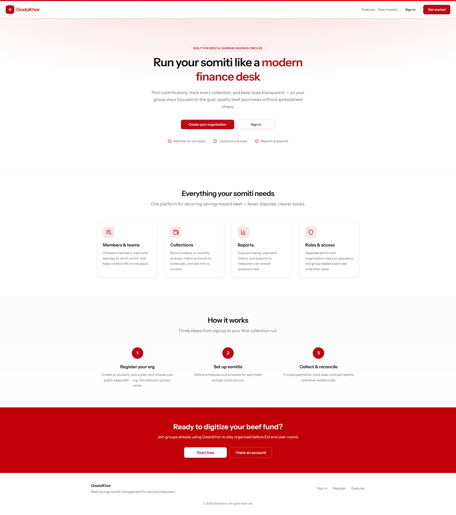 GostoKhor platform screenshot